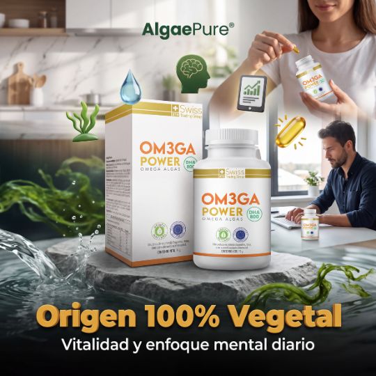 AlgaePure® | Omega 3 de algas DHA 800