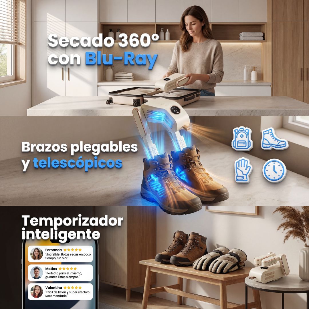 DryTek® | Secador eléctrico de zapatos