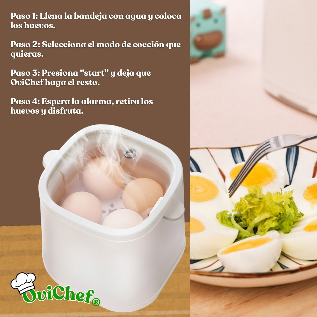 OviChef® | Olla eléctrica de huevos temporizador