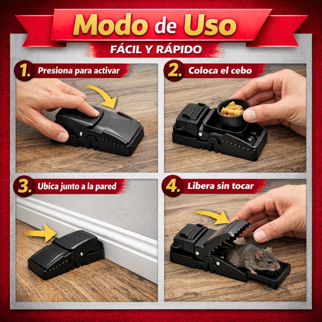 Trapix Pro® | Trampa para ratones segura y efectiva