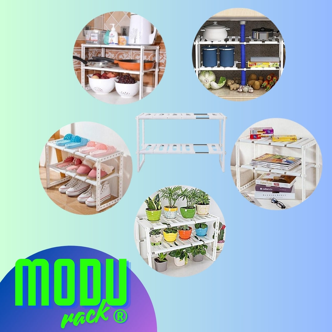 ModuRack® | Organizador doble de acero inoxidable