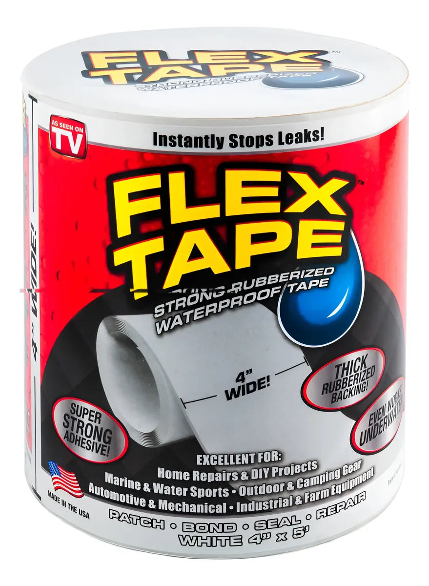 Cinta Flex Tape Tapagotera Impermeable 10cm X 1,5mt