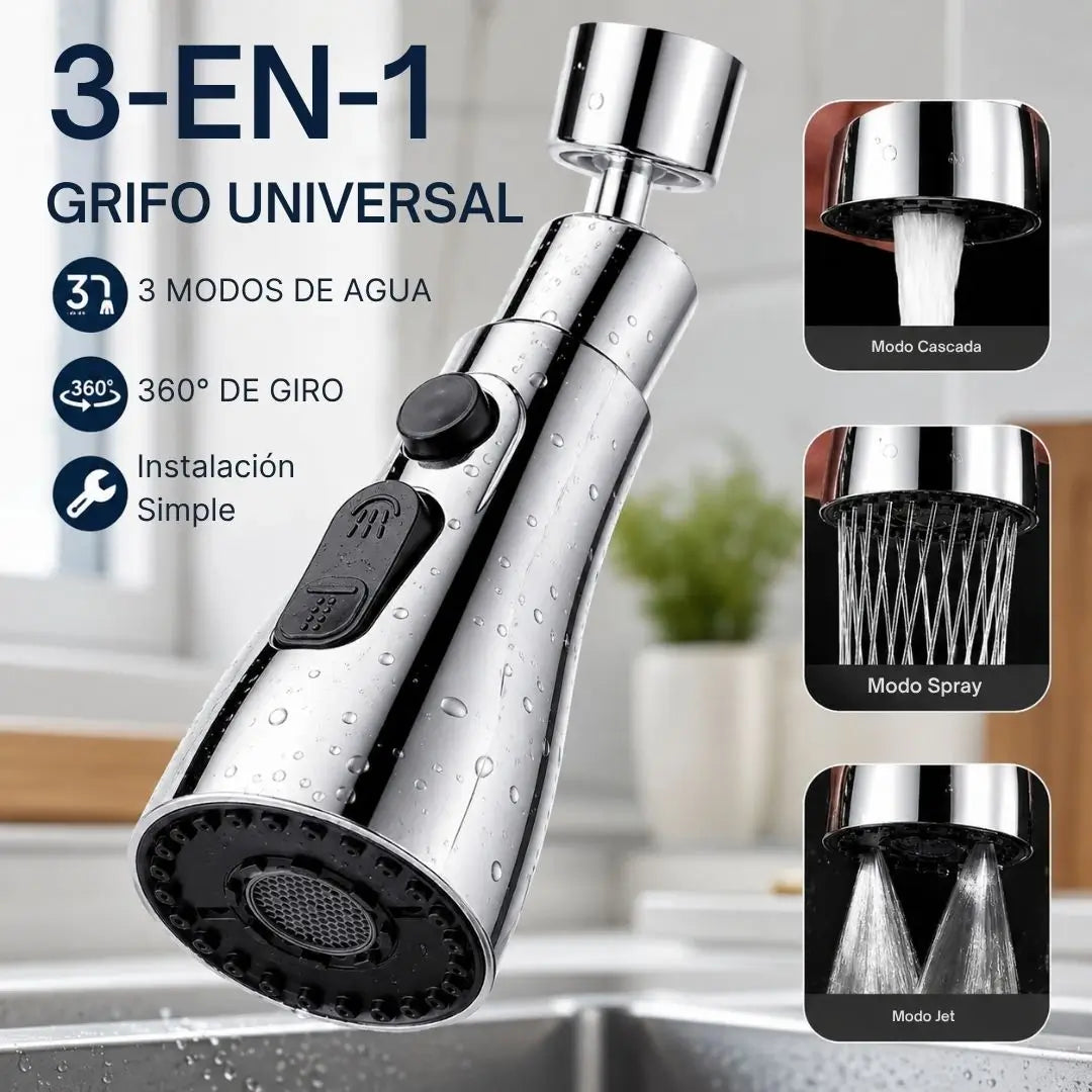 HydroFlex® | Grifo extensor giratorio