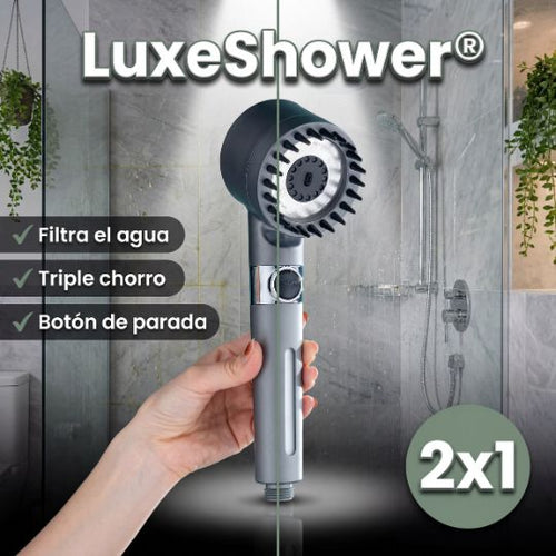 LuxeShower® | Cabezal Ducha Alta Presion Ajustable