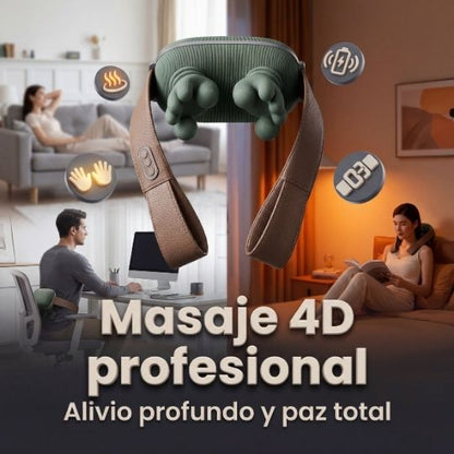 CervicRelief® | Masajeador de cuello y hombros con calor