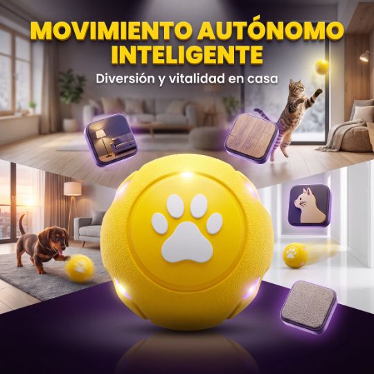 NovaPaws® | Pelota inteligente Mascota con cuerda