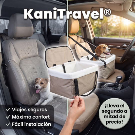 KaniTravel® | Asiento de Carro para Mascotas Premium