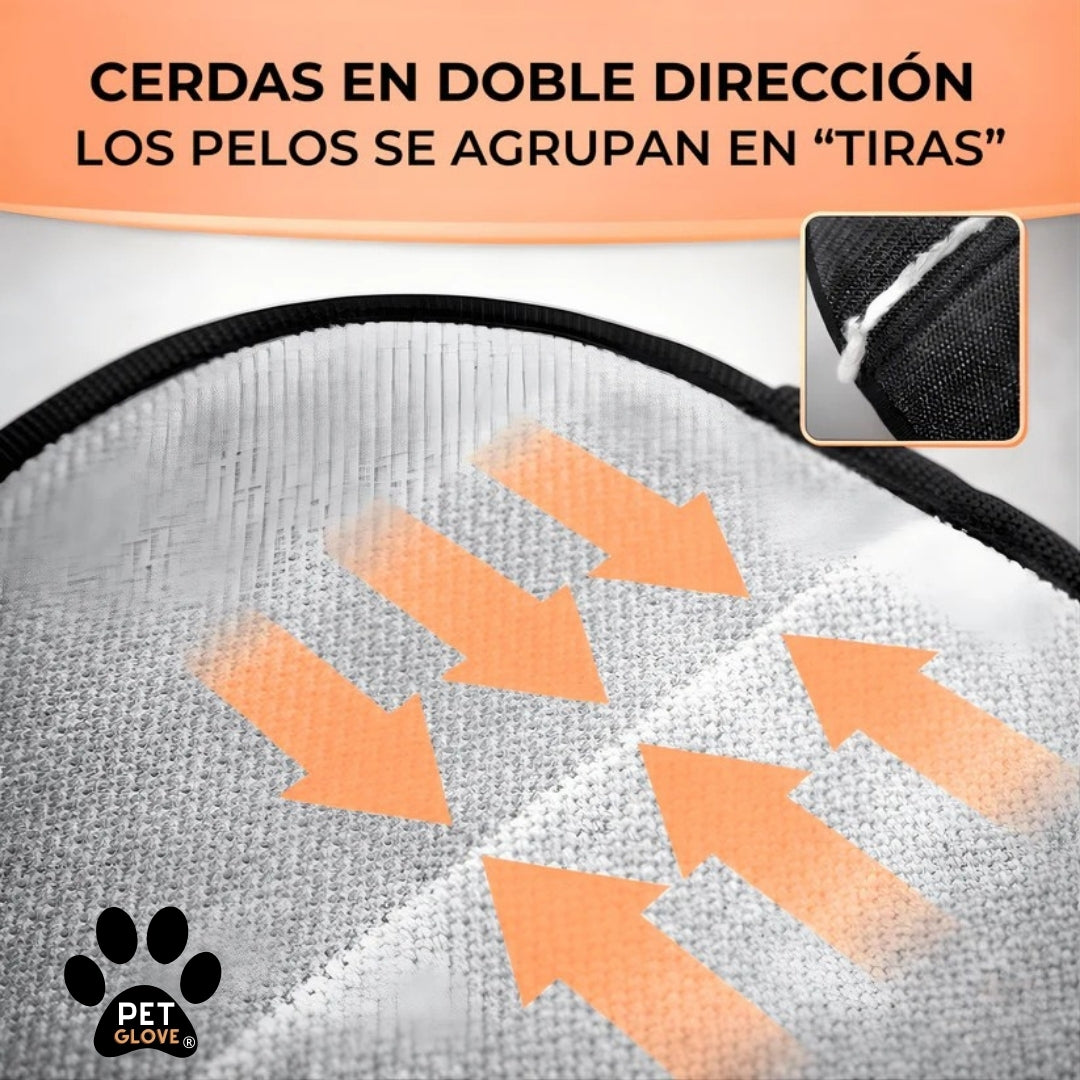 PetGlove® | Guante para mascotas removedor de Pelo 2 en 1 - Negro