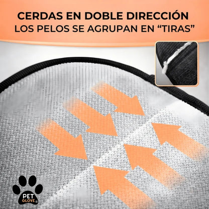 PetGlove® | Guante para mascotas removedor de Pelo 2 en 1 - Negro