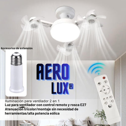 AeroLux® | Ventilador de techo LED ajustable
