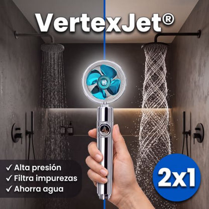VertexJet® | Ducha Hélice de Turbina con Alta Presión