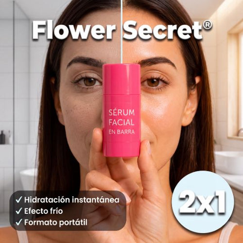 Flower Secret® | Sérum Facial En Barra Hidratante