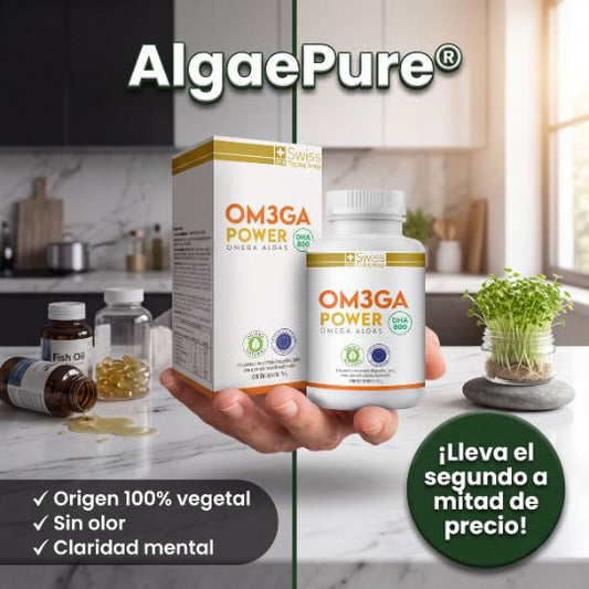 AlgaePure® | Omega 3 de algas DHA 800