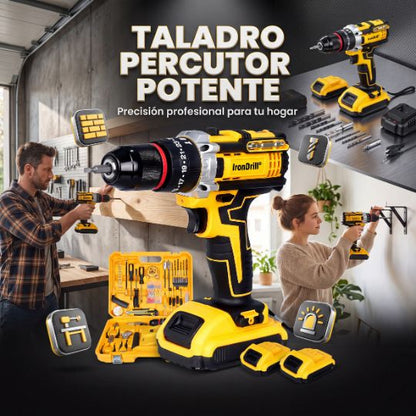 IronDrill® | Juego De Taladro inalámbrico