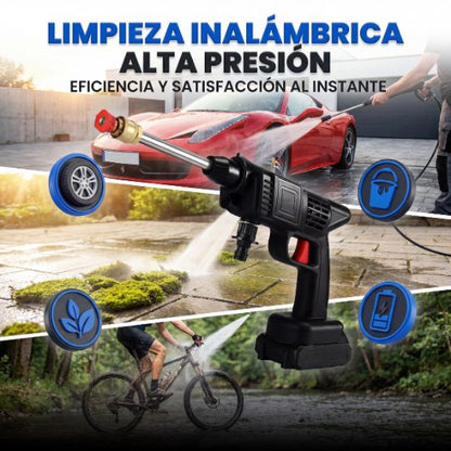 AquaStrike® | Hidrolavadora Portatil Inalambrica 2 bat