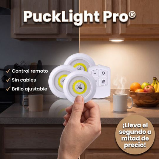 PuckLight Pro® | SET 3 LUCES LED CON CONTROL REMOTO