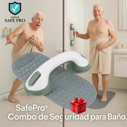 Safe Pro: Manilla de Agarre + Alfombra Antideslizante de Regalo 🎁