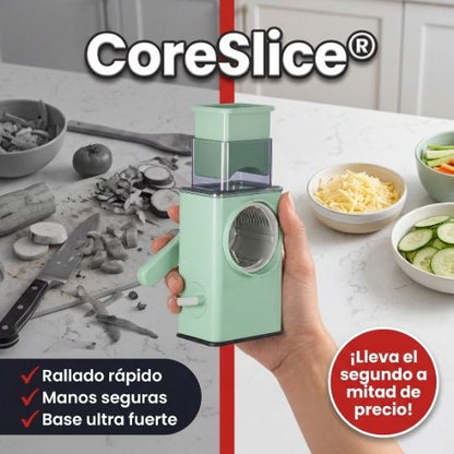 CoreSlice® | Picador cortador Rebanador 3 En 1 Verde