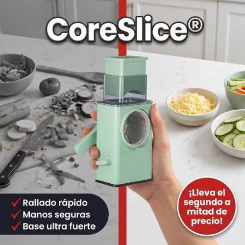 CoreSlice® | Picador cortador Rebanador 3 En 1 Verde