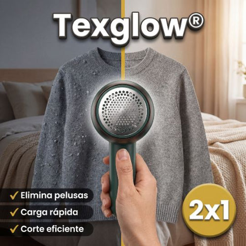 TexGlow® | Quita Pelusas - recargable - VERDE