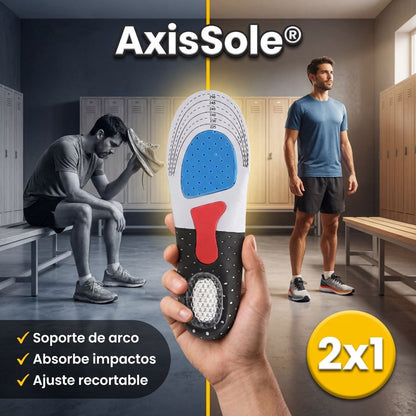 AxisSole® | Plantilla ortopédica de gel (Fascitis plantar)