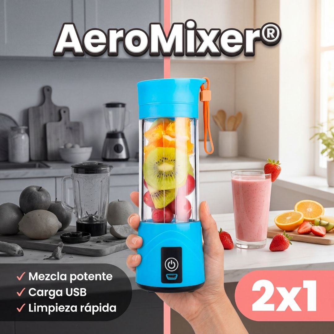 AeroMixer® | Licuadora portátil recargable por USB