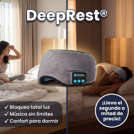 DeepRest® | Antifaz Para Dormir con Bluetooth