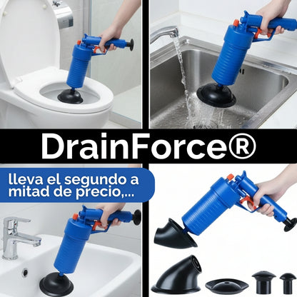 DrainForce® | Destapador de desagüe
