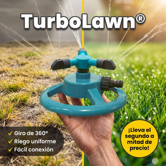 TurboLawn® | ROCIADOR DE AGUA GIRATORIO 360º