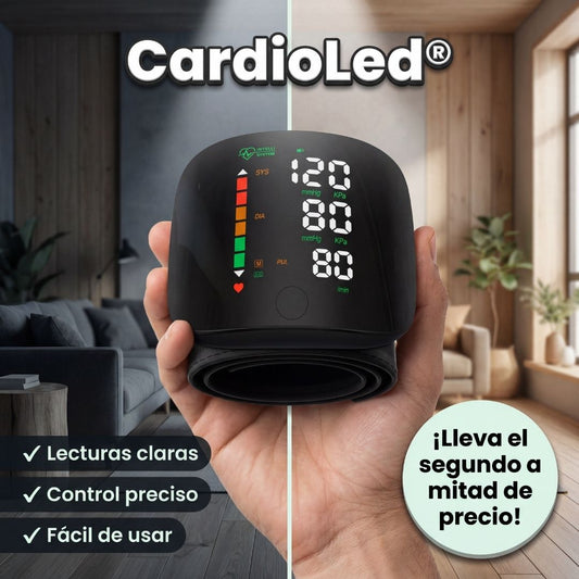 CardioLed® | Tensiometro digital de brazo NEGRO