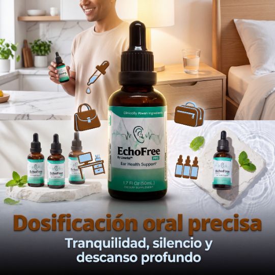 OtoClear® | Echofree Gotas Para Aliviar El Tinnitus 50ml.