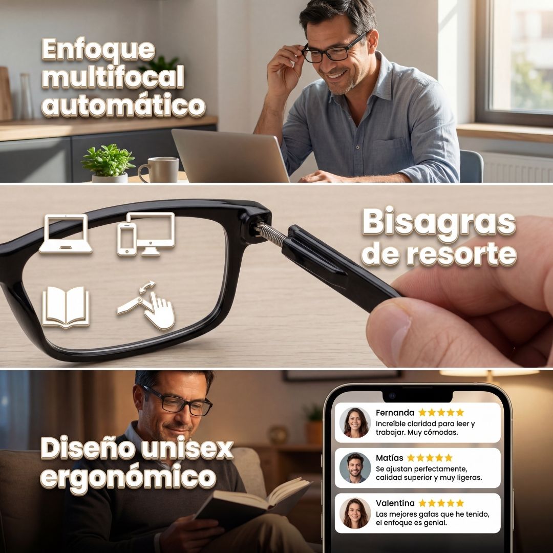 PureVision® | Gafas de lectura multifocales
