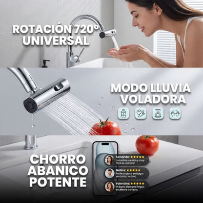 Aquanova Pro® | Grifo Giratorio Universal 760°