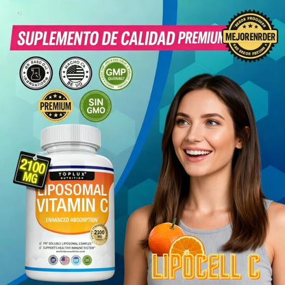Lipocell C® | Vitamina C 60 cápsulas