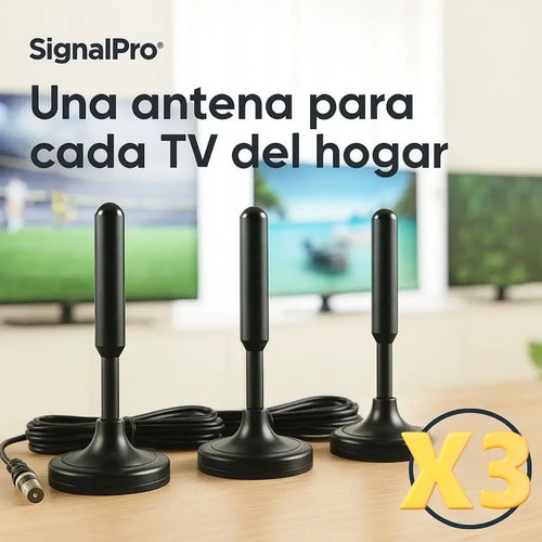SignalPro® – Pack x3 Antenas HDTV