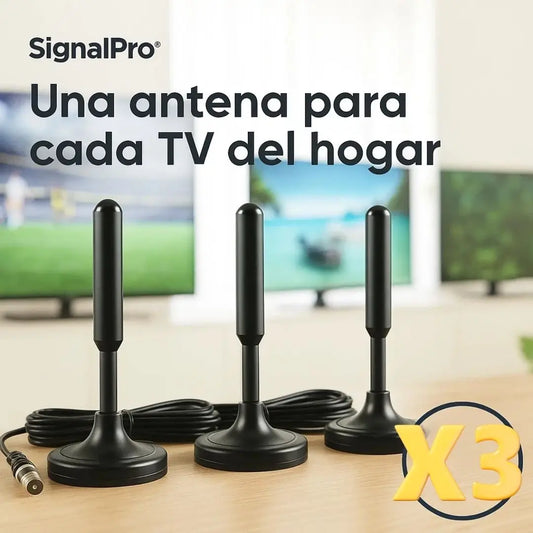 SignalPro® – Pack x3 Antenas HDTV