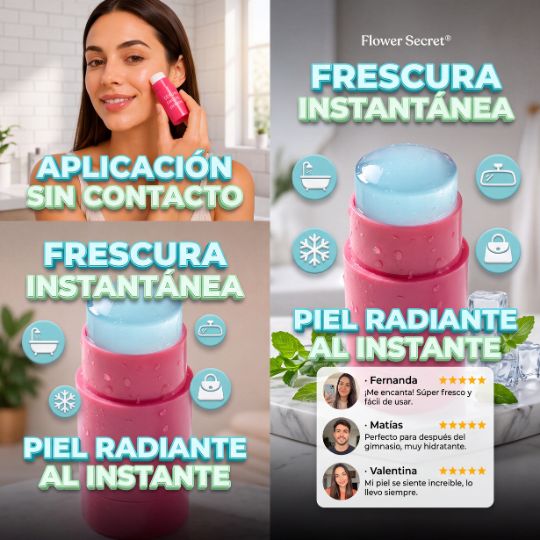 Flower Secret® | Sérum Facial En Barra Hidratante