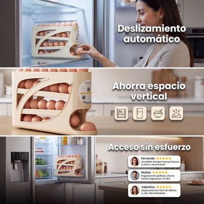 NovaEgg® | DISPENSADOR DE HUEVOS 4 NIVELES