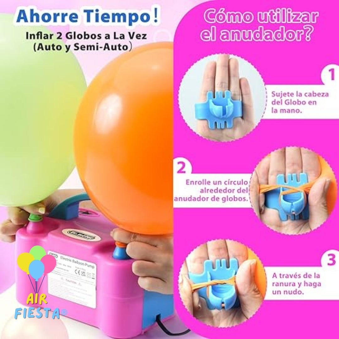 AirFiesta® | Bomba de aire eléctrica para globos