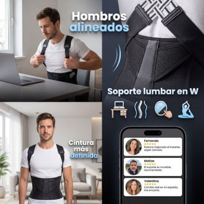 ProPosture® | Corrector de postura con soporte lumbar
