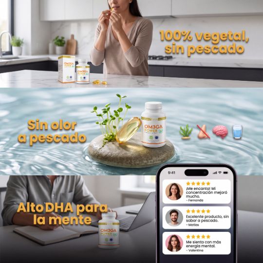 AlgaePure® | Omega 3 de algas DHA 800
