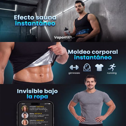 VaporFit® | Faja Térmica Chaleco Sauna Reductor