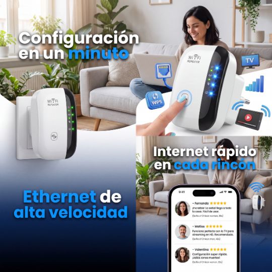 SignalLink® | Repetidor de señal Wi-FI - Wifi