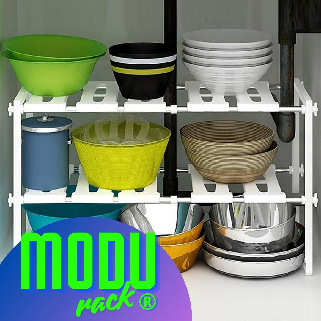 ModuRack® | Organizador doble de acero inoxidable