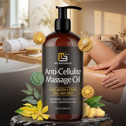 Linfatika® | Aceite de masaje corporal reafirmante 240ml