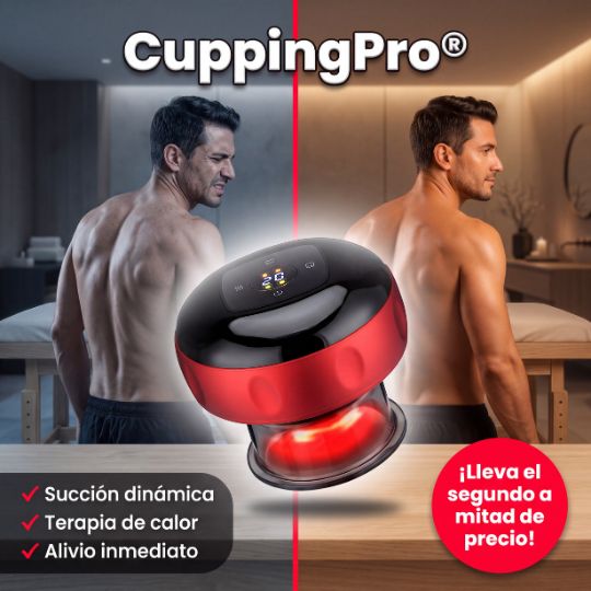 CuppingPro® | Ventosa Terapéutica Eléctrica Masajeador