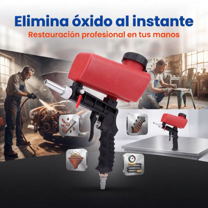 MetalCraft® | Pistola De Arena Quita Óxido