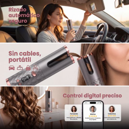 CeraWave® | Rizador Inalambrico Para Cabello