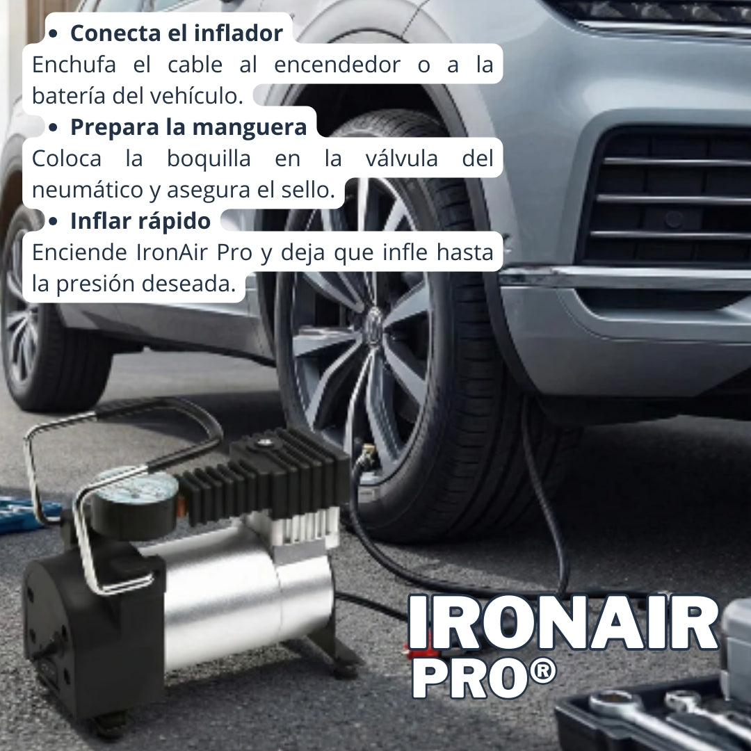 IronAir Pro® | Mini compresor de aire para autos