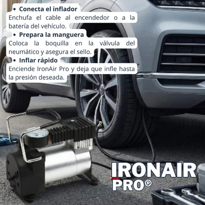 IronAir Pro® | Mini compresor de aire para autos